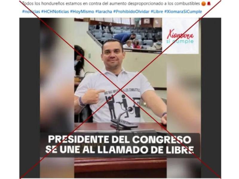 Captura de pantalla a una publicación de Facebook hecha el 18 de marzo de 2026.