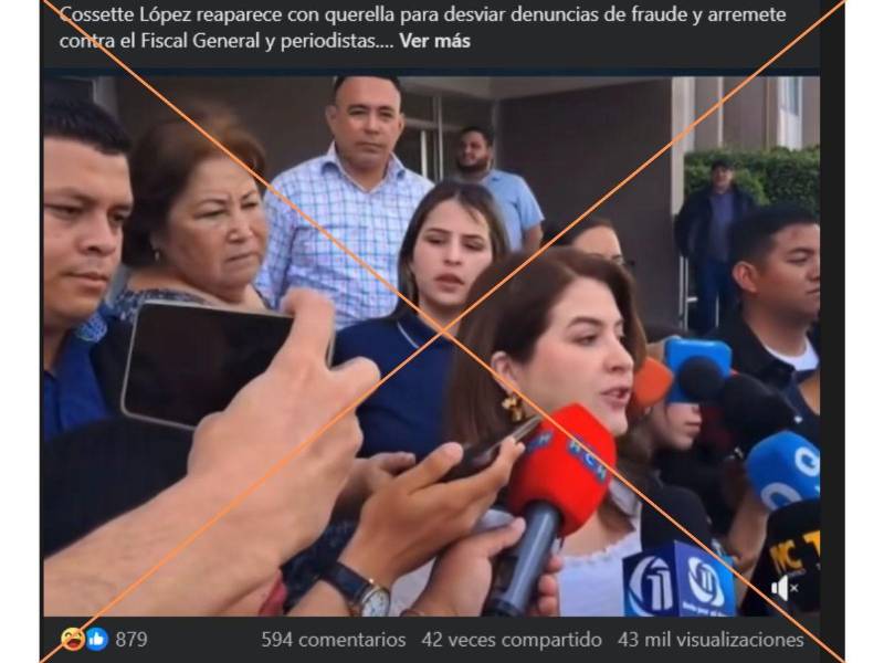 Captura de pantalla a una publicación de Facebook hecha el 1 de enero del 2026.