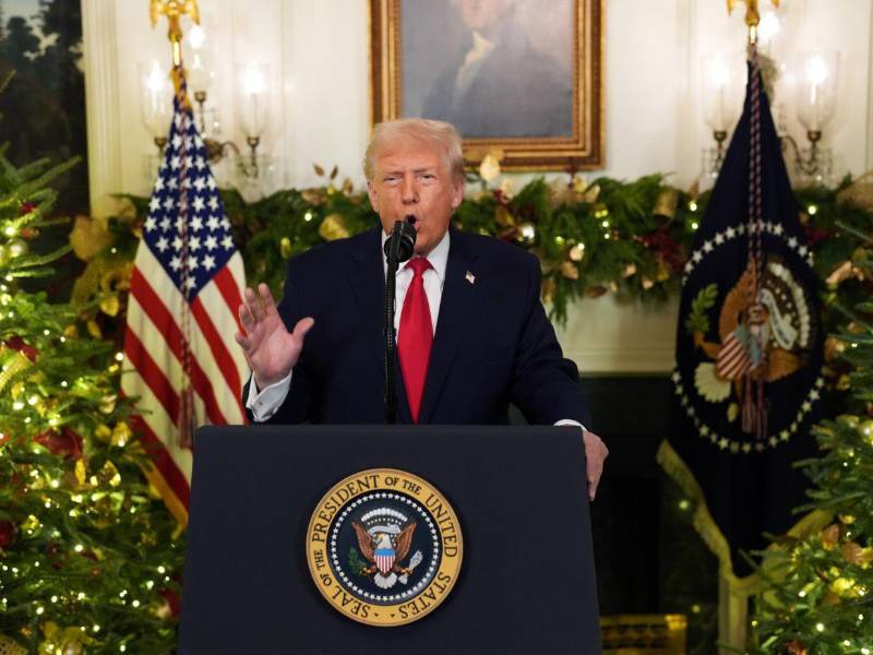 El presidente de Estados Unidos, Estados Unidos, brindó su primer discurso a la nación.