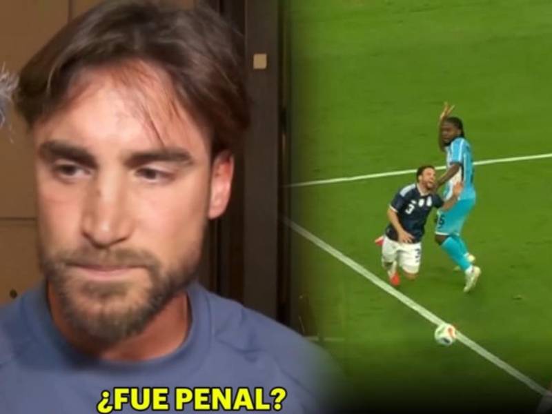 Nicolás Tagliafico ha hablado sobre la falta que recibió por Meléndez.