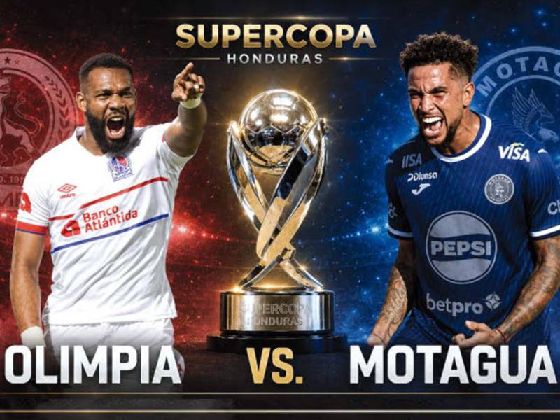 Antes del inicio del torneo Apertura, Olimpia y Motagua se disputan la Supercopa de Honduras.