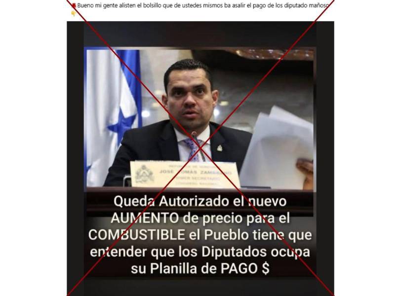Captura de pantalla a una publicación de Facebook hecha el 28 de marzo de 2026.