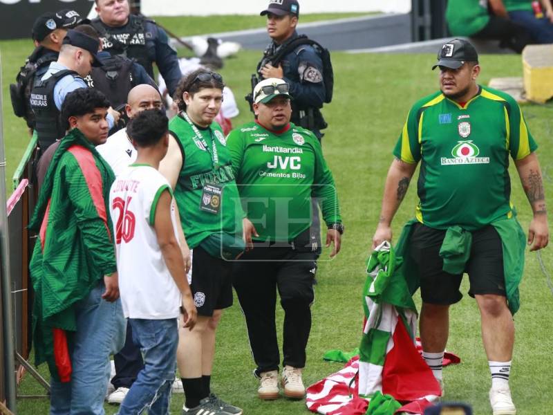 Imágenes del desarrollo del partido.