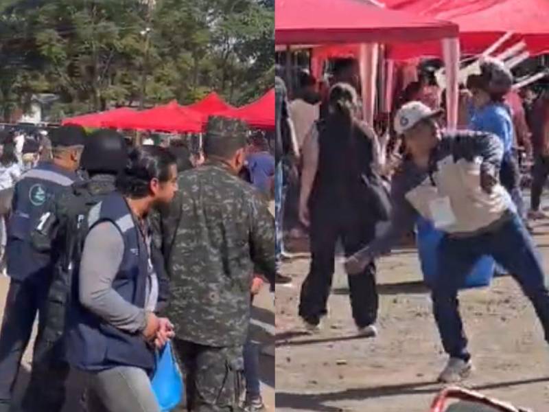 La situación se salió de control en el Centro Logístico Electoral (CLE), donde estaba previsto iniciar el escrutinio especial que definiría los resultados electorales.