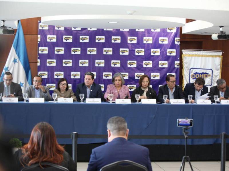 Representantes de la junta directiva del Cohep divulgaron un mensaje en el marco de la transición de gobierno.