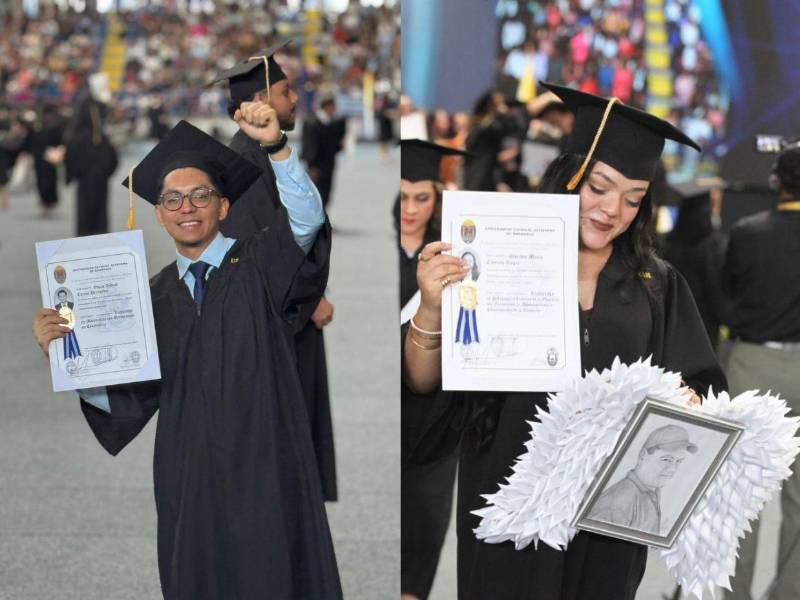 Con orgullo, emoción y el respaldo de sus familias, 1,054 estudiantes celebran la culminación de años de esfuerzo académico en las ceremonias de graduación de la Universidad Nacional Autónoma de Honduras (UNAH) en Tegucigalpa.