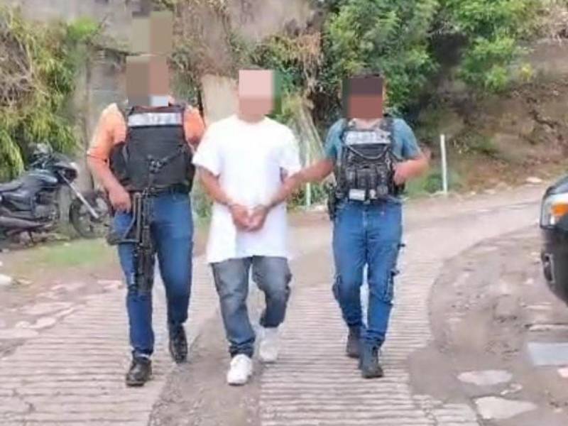 El sospechoso fue detenido en la colonia Cerro Grande de la capital de Honduras.