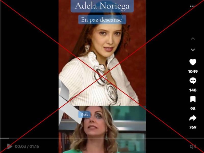 Captura de pantalla a una publicación de TikTok hecha el 12 de junio de 2025.