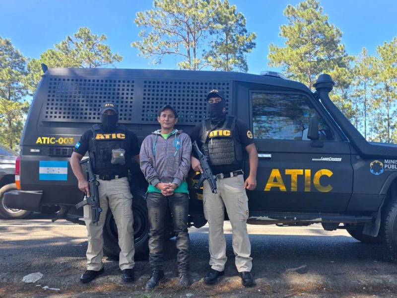 Mario Roberto Flores Mejía fue capturado este miércoles 11 de febrero en Lepaera, Lempira.