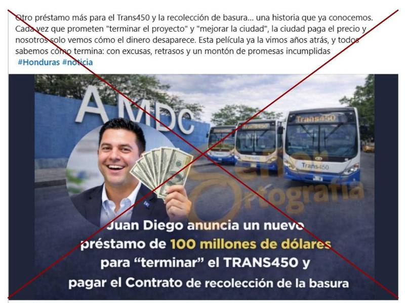 Captura de pantalla a una publicación de Facebook hecha el 17 de marzo de 2026.