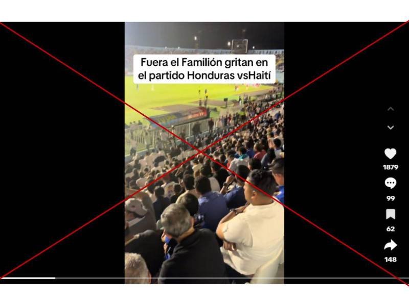 Captura de pantalla a una publicación de TikTok hecha el 14 de octubre de 2025.