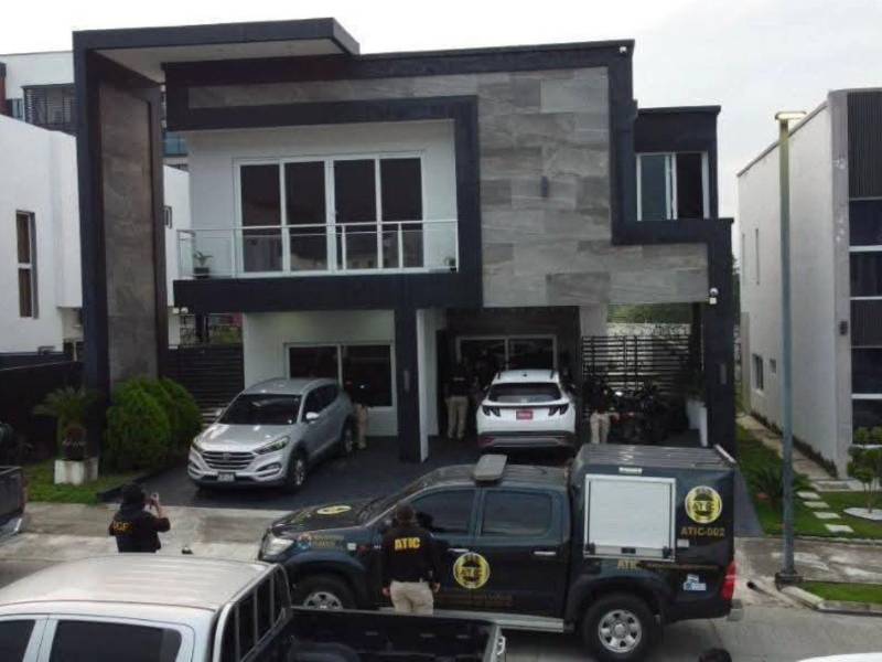 La lujosa residencia en la que fue detenido Nelson Roberto Sandoval Zúniga.