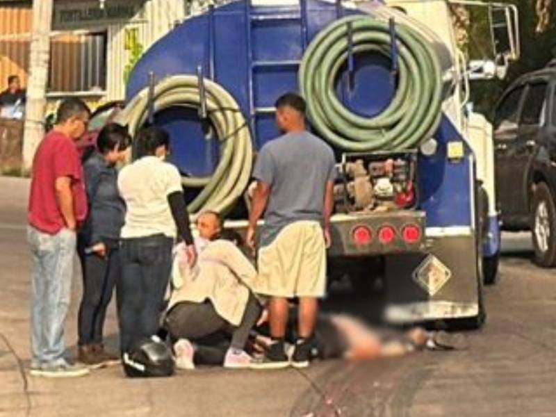 Así quedó la escena tras el accidente registrado esta mañana.