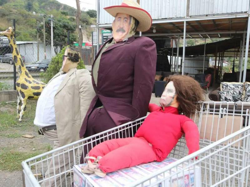 Para los hondureños los monigotes representan una forma de mostrar su descontento con los políticos y comenzar el nuevo año con esperanzas renovadas.