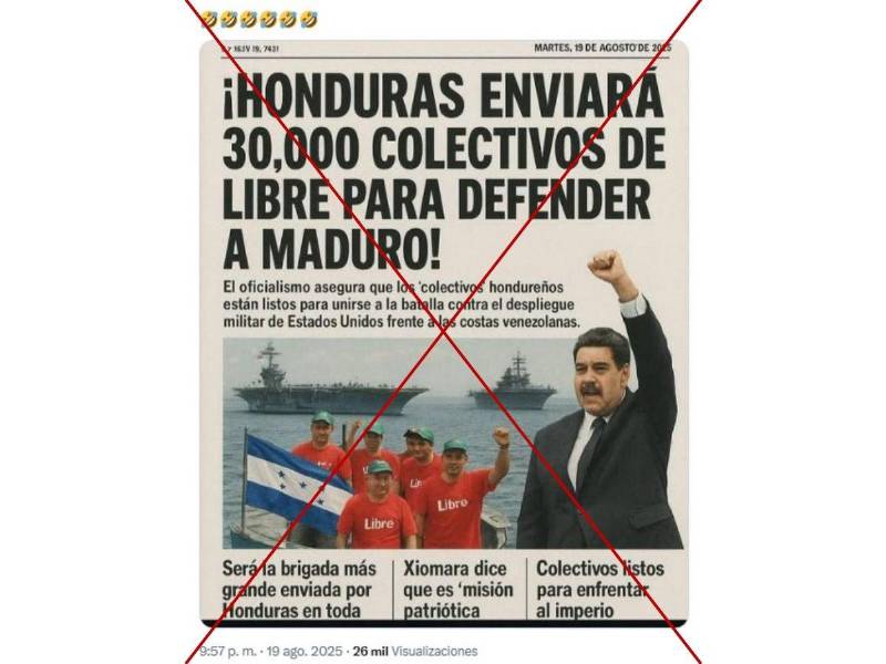 Captura de pantalla a una publicación de X hecha el 21 de agosto de 2025.