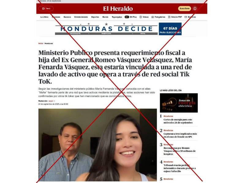 Captura de pantalla a un contenido enviada por WhatsApp hecho el 24 de septiembre de 2025.