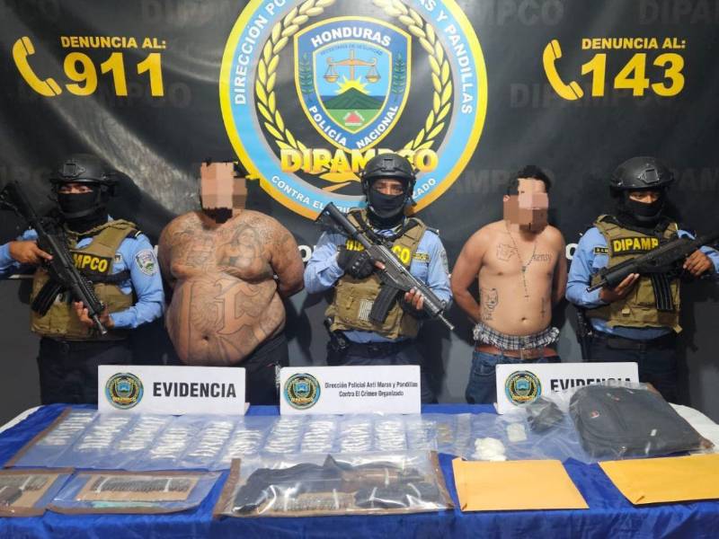 Los dos detenidos junto con las evidencias, fueron remitidos este día a los tribunales de jsuticia.