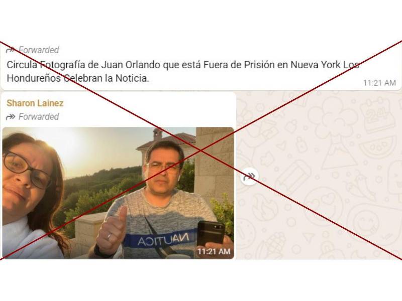 Captura de pantalla a un mensaje de WhatsApp hecha el 2 de diciembre de 2025