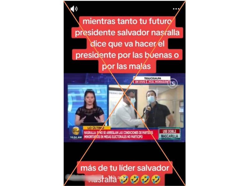 Captura de pantalla a una publicación de TikTok hecha el 25 de diciembre de 2025.