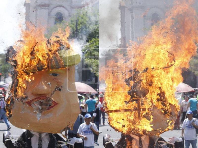 Los trabajadores, gremios y sindicatos salieron a las calles este viernes 1 de mayo para conmemorar el Día del Trabajador en Honduras, pero en San Pedro Sula se registró un hecho inusual durante la jornada.