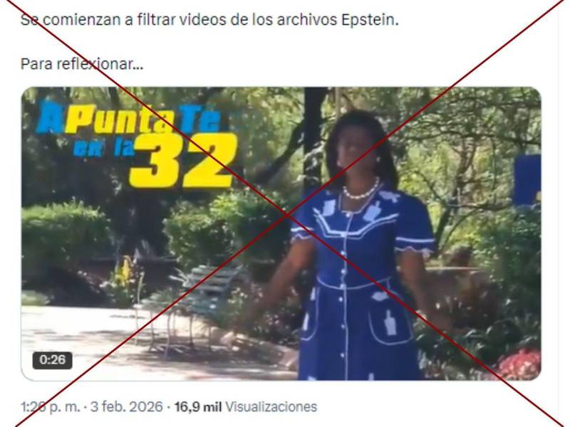 Captura de pantalla a una publicación de X hecha el 4 de febrero de 2026.