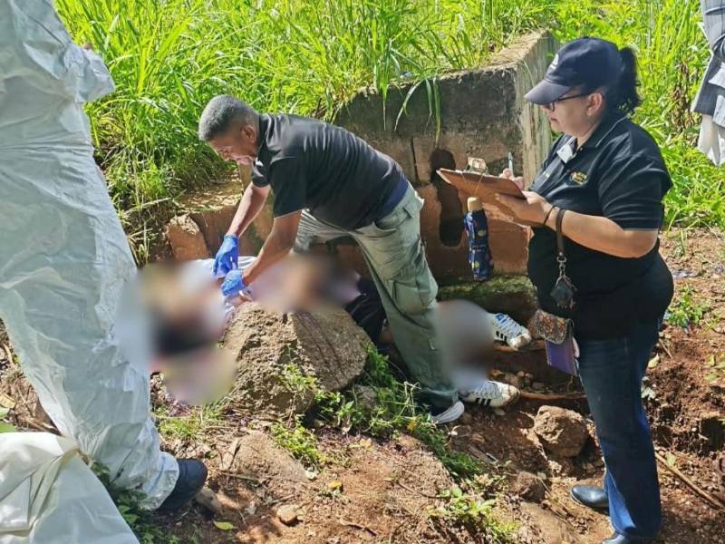El cadáver quedó tendido en la zona, donde había rastro de sangre.