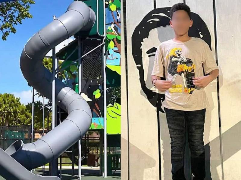 Un niño hondureño de apenas 13 murió en Miami mientras jugaba en un tobogán de un parque público. ¿Qué se sabe del caso? Los familiares del menos de edad ya se pronunciaron y piden ayudan.