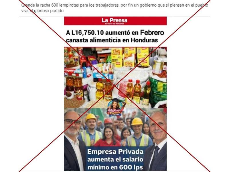 Captura de pantalla a una publicación de Facebook hecha el 11 de marzo de 2026.