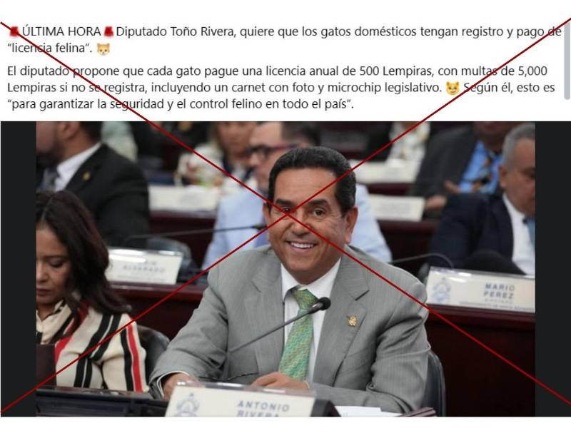 Captura de pantalla a una publicación de Facebook hecha el 27 de febrero de 2026.