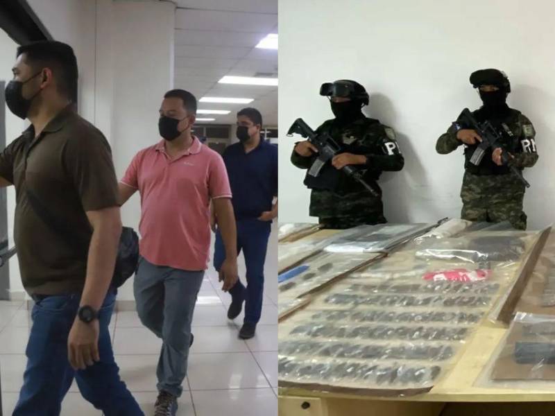 Tres agentes de la División Antiextorsión y Asociaciones Terroristas (DAET) llegaron este miércoles a los juzgados de San Pedro Sula, luego de decidir presentarse voluntariamente ante las autoridades judiciales. Los funcionarios acudieron acompañados por otros siete agentes policiales.