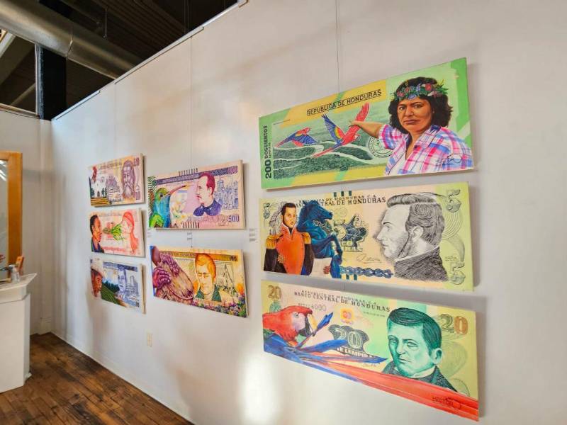 Estas obras de Martínez fueron expuestas en Estados Unidos.