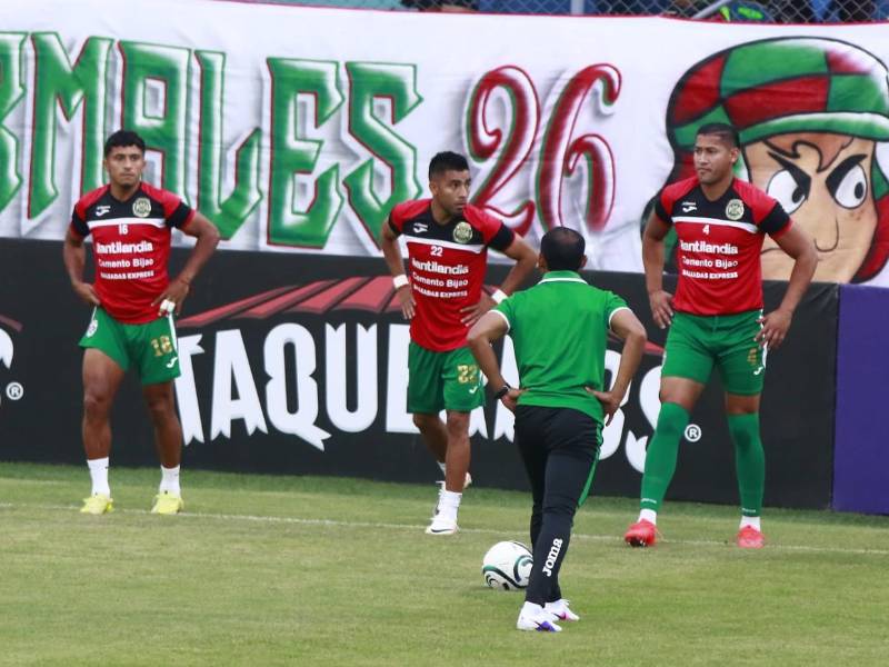 El plantel del Marathón ya está en el Morazán para el encuentro ante Real Estelí.