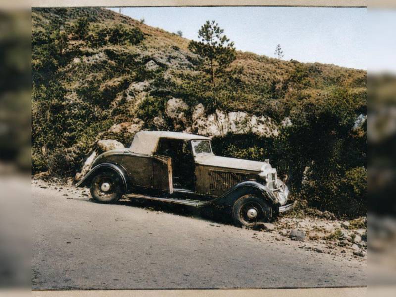 El carro de la víctima.