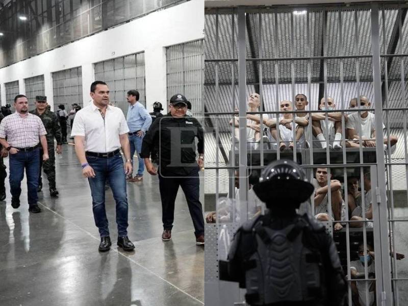 Honduras estudiará modelo penitenciario de El Salvador tras visita de delegación al Cecot.