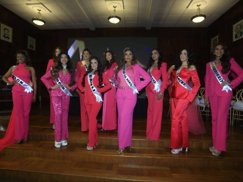 Las catorce candidatas fueron presentadas este viernes 13 de junio.