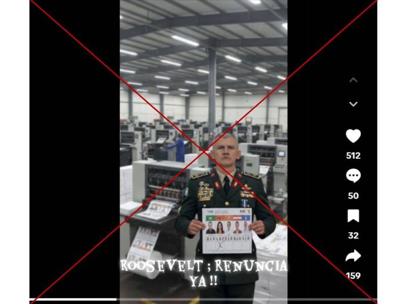 Captura de pantalla a una publicación de TikTok hecha el 29 de octubre de 2025.