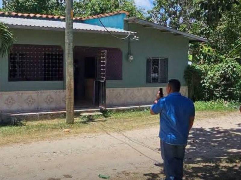 Vivienda en la que se registró la masacre.