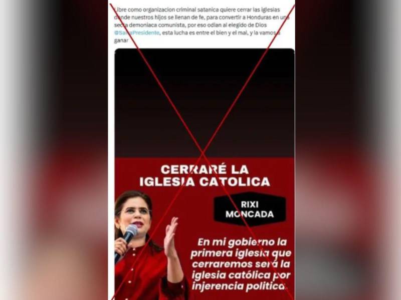 Captura de pantalla a una publicación de X hecha el 17 de octubre de 2025.