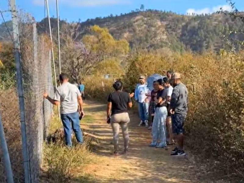Escena donde se encontró el cuerpo sin vida de Flor Ramírez.