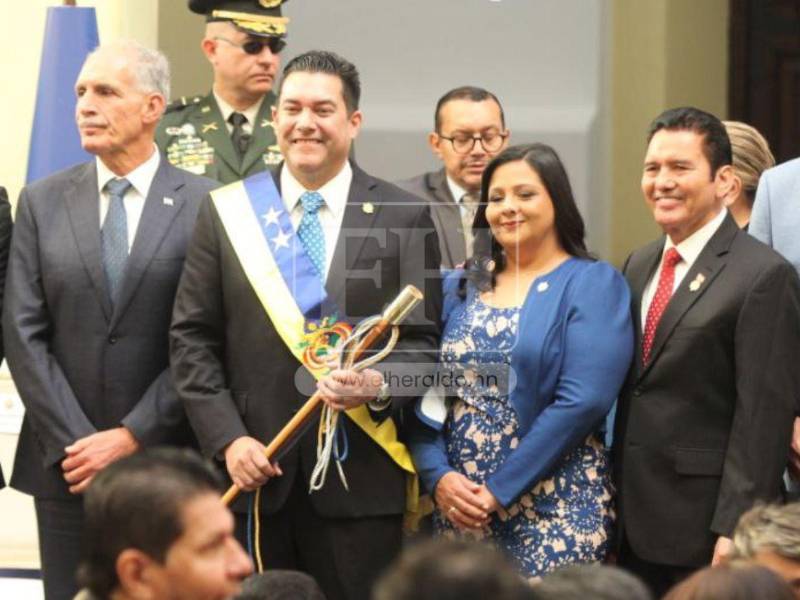 Toma de posesión del alcalde capitalino Juan Diego Zelaya.