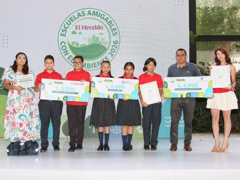 El CEB Ramón Cálix Figueroa es la Escuela con Mayor Impacto Ambiental.