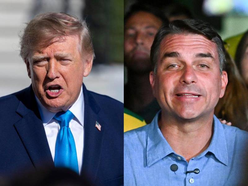 Donald Trump prevé que la segunda vuelta electoral en Brasil entre Flávio Bolsonaro y Lula da Silva serán muy reñidas, tal como la primera vuelta.