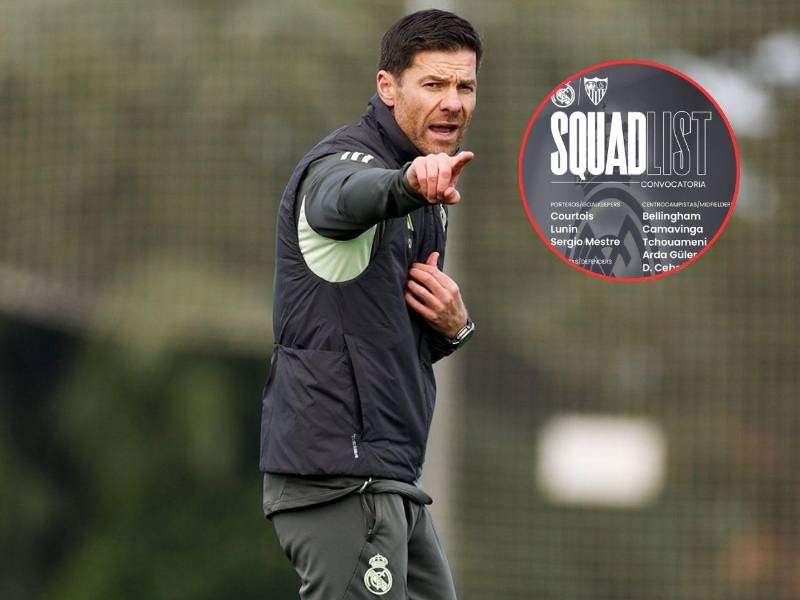 Xabi Alonso durante el último entrenamiento del Real Madrid previo al duelo contra Sevilla.