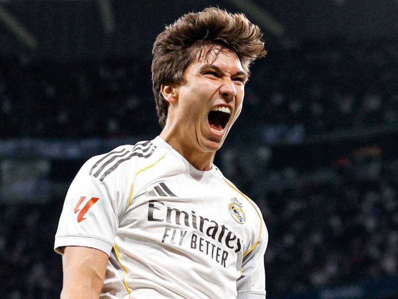 El canterano del conjunto merengue anotó tres golazos.