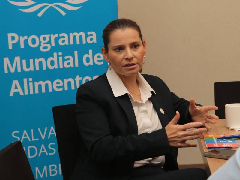 La directora regional del Programa Mundial de Alimentos (PMA) de las Naciones Unidas para América Latina y del Caribe, Lena Savelli, conoció la crítica situación de la sequía en Honduras.