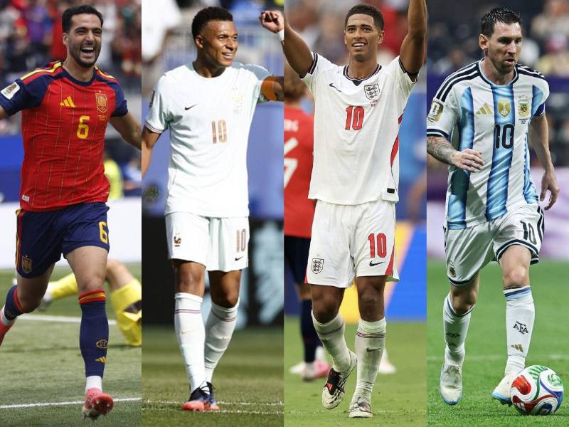 España, Francia, Inglaterra y Argentina disputarán las semifinales de la Copa del Mundo.
