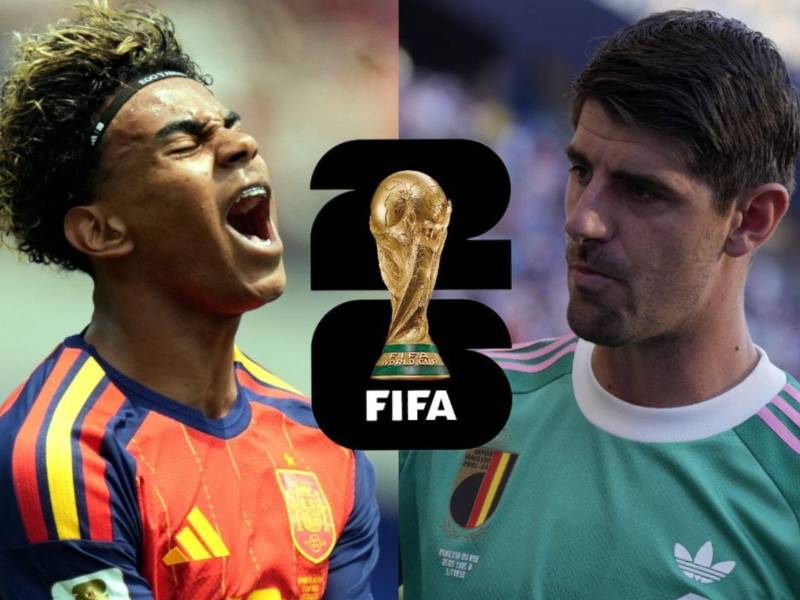 Lamine Yamal y Thibaut Courtois, las grandes estrellas de la jornada mundialista del viernes 10 de julio.