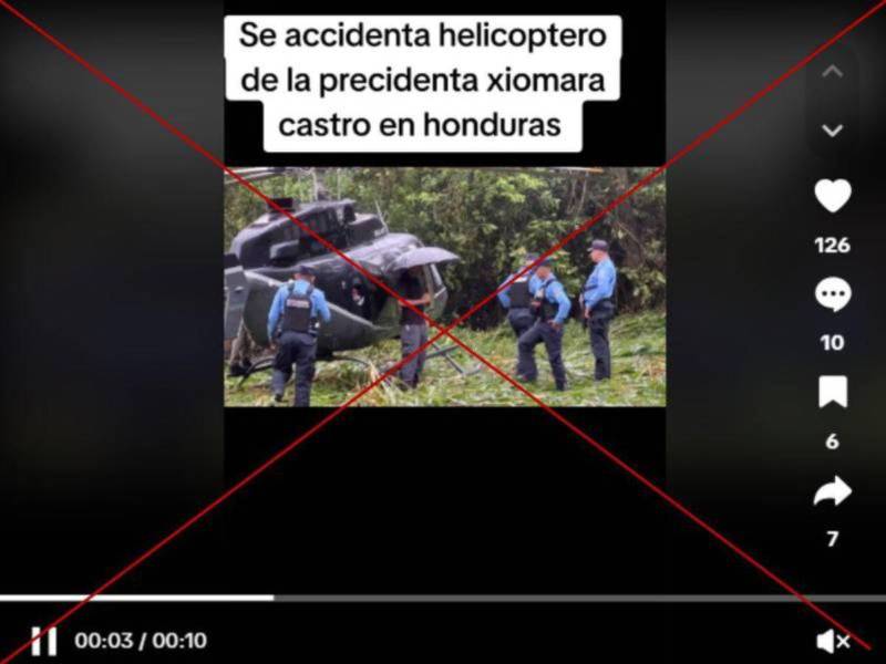 Captura de pantalla a una publicación hecha en TikTok el 28 de febrero de 2025.