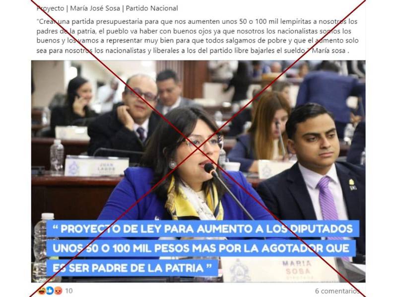 Captura de pantalla a una publicación de Facebook hecha el 6 de febrero de 2026.