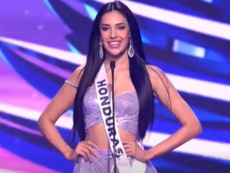La hondureña se lució en la presentación inicial.